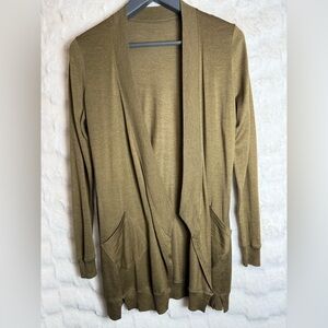Eileen Fisher 70% Silk Draped Cardigan